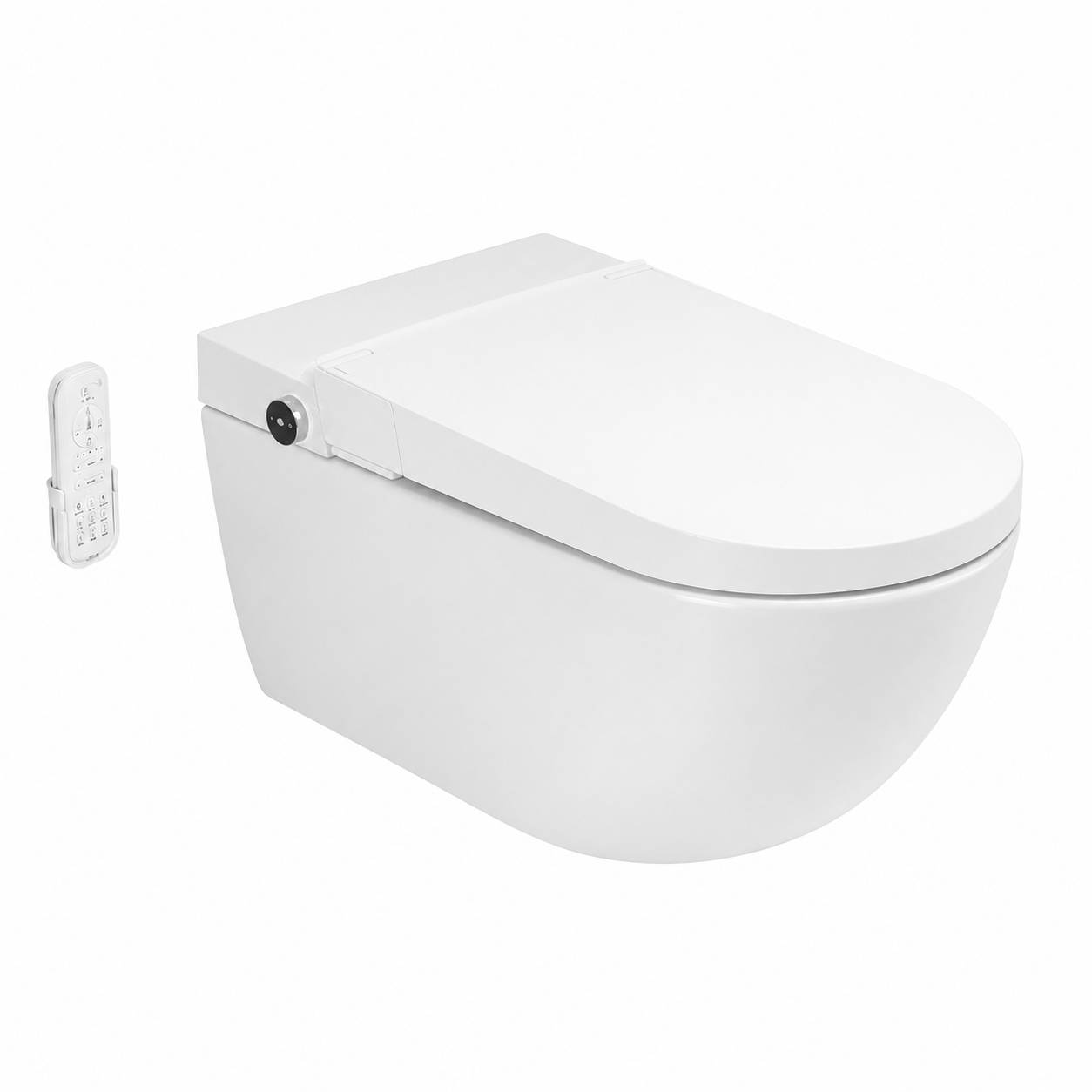 Vägghängd Duschtoalett Sensio Vit Blank