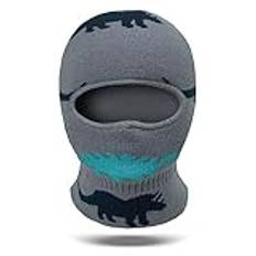 Migliore Wear Barn Balaclava, vintermössor för barn, under hjälmar balaclava för pojkar flickor, dubbla lager halsvärmare, barn skidmask ansikte huva för skidåkning, löpning, cykling (2-6 år),