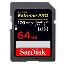 SANDISK SD-XC Extreme Pro 64GB / 170 Mbs