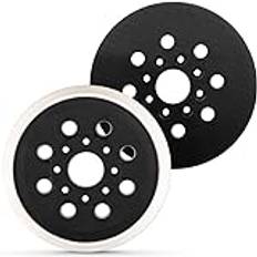 STEBRUAM 2 stycken 125 mm professionell slipskiva för Bosch GEX 125-1 AE, 8-håls kardborre stödtallrik slipskiva för PEX 220 A & AE, excenterslipslip, slipplatta.