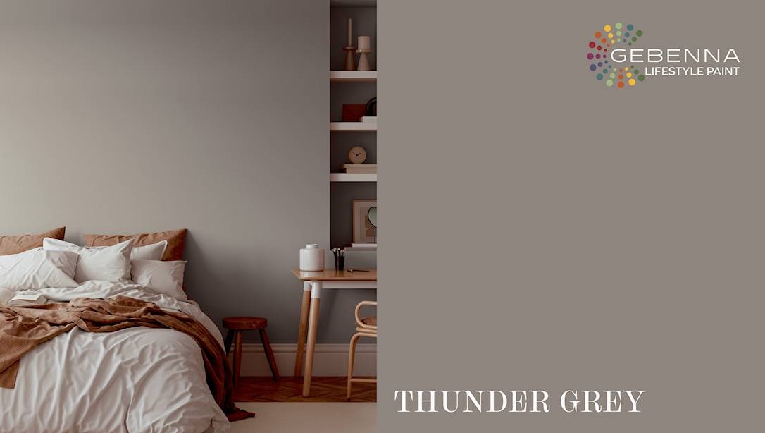 Gebenna Vægmaling: Thunder Grey 9 liter