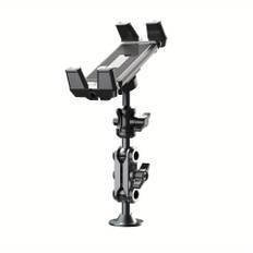 TEMU Aluminum Heavy-duty Drill Base Tablet Holder Dashboard Mount, 360° Adjustable Stand Suitable For 4.7-9.7 Inch Ipad Pro/air/mini/ Galaxy, Suitable For Car Truck Wall Desk Commercial Vehicles