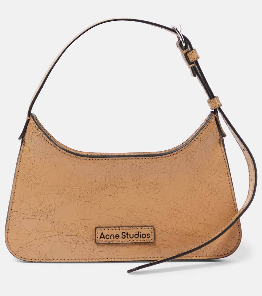 Acne Studios Bolso al hombro Platt Micro de piel - beige - Talla Única