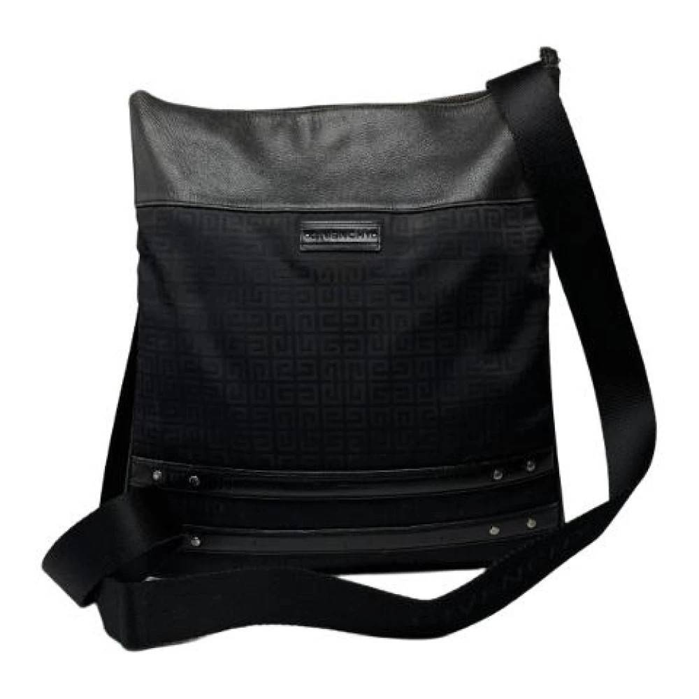 Givenchy Pre-owned Pre-owned Læder Crossbody Taske - Vintage - unisex - Sort - ONE SIZE - Læder