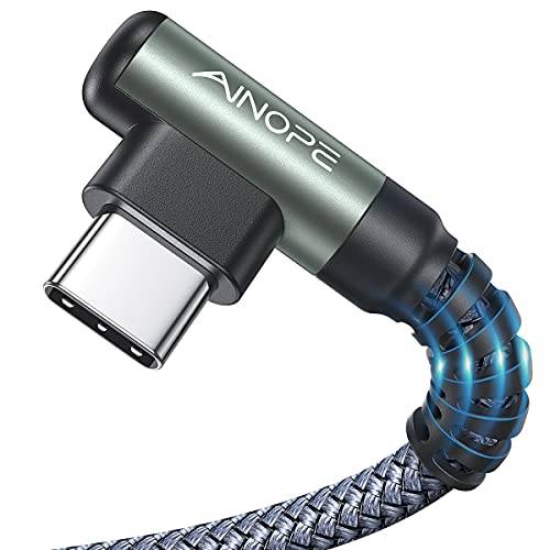 AINOPE USB C Kabel - [2 Stück 2M+2M] 3.1A Ladekabel USB C Kabel