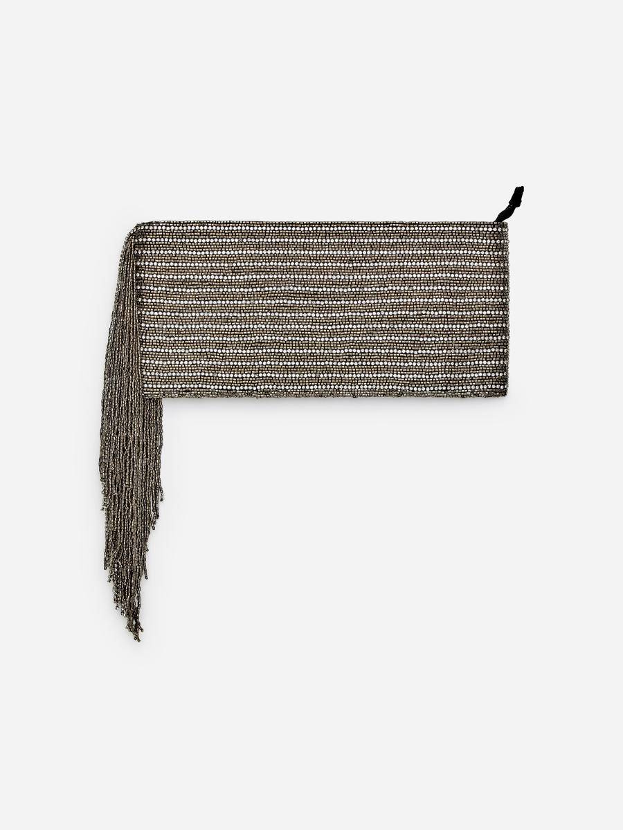 ARKET Embellished Clutch Bag -Silver-coloured, ONESIZE