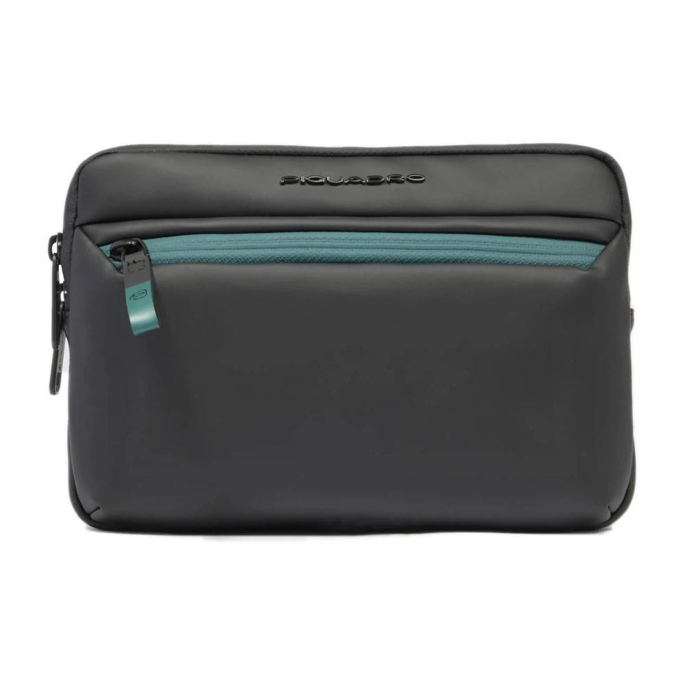 Piquadro Vandafvisende clutch til iPad mini - Tasker- Herre - Sort - ONE SIZE - Bomuld