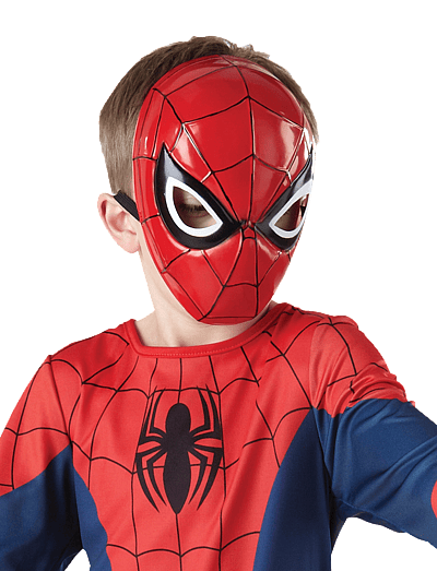 Rubies Spiderman 1/2 mask - Maskeradkläder & Tillbehör - RED / multi