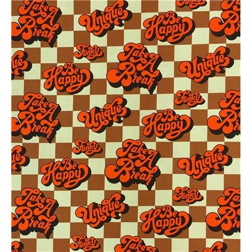 Citat på rutor - Orange