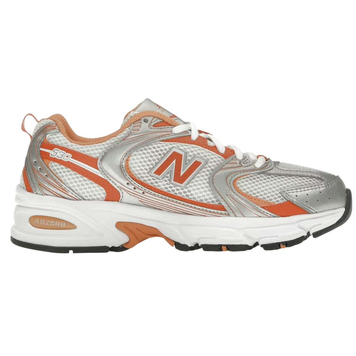 New Balance 530 Silver Metallic Infield Clay - 44