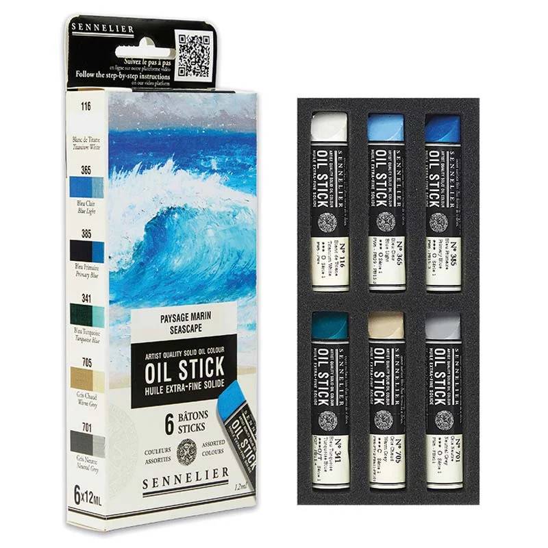 Oil Stick Sennelier 6x12ml Seascape