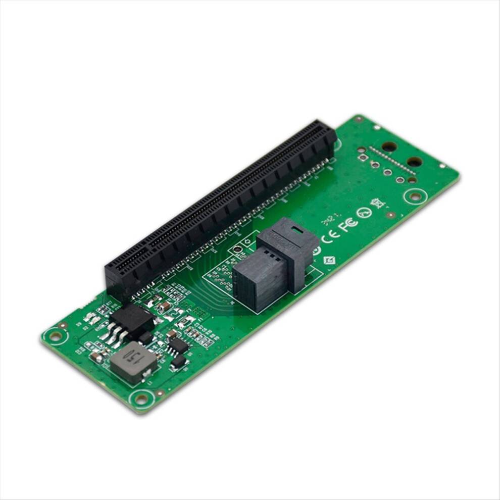 1-ports SFF-8643 til PCIe x16-stikadapter