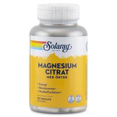 Solaray Magnesium Citrate, 90 kapsler