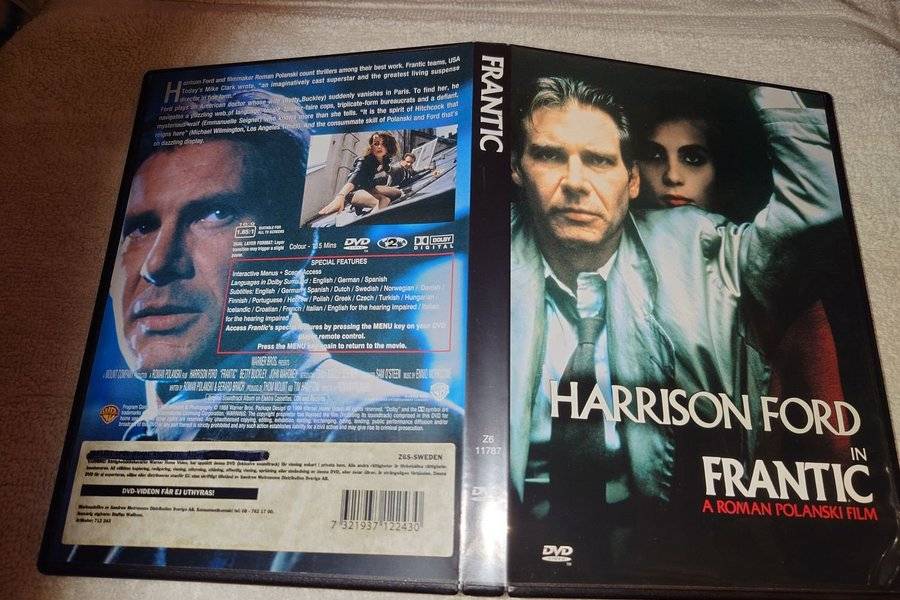 Frantic (av Roman Polanski med Harrison Ford)