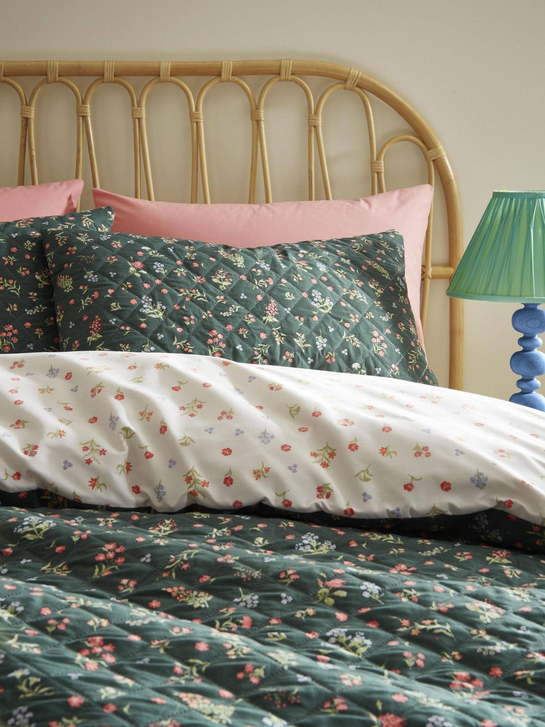 Fusion Fusion Green Nelly Textured Duvet Cover Set