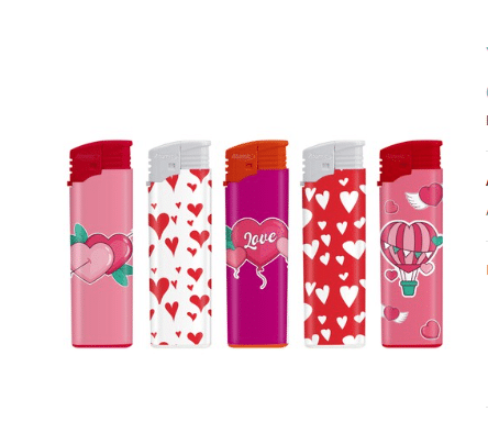 Atomic F2 Love Hearts Elektronisk Lighter