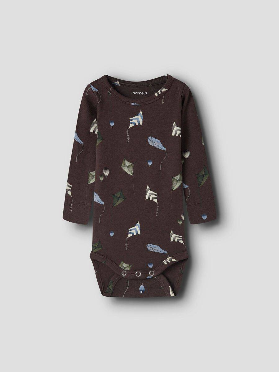 Tryckt Body - Brun - 74