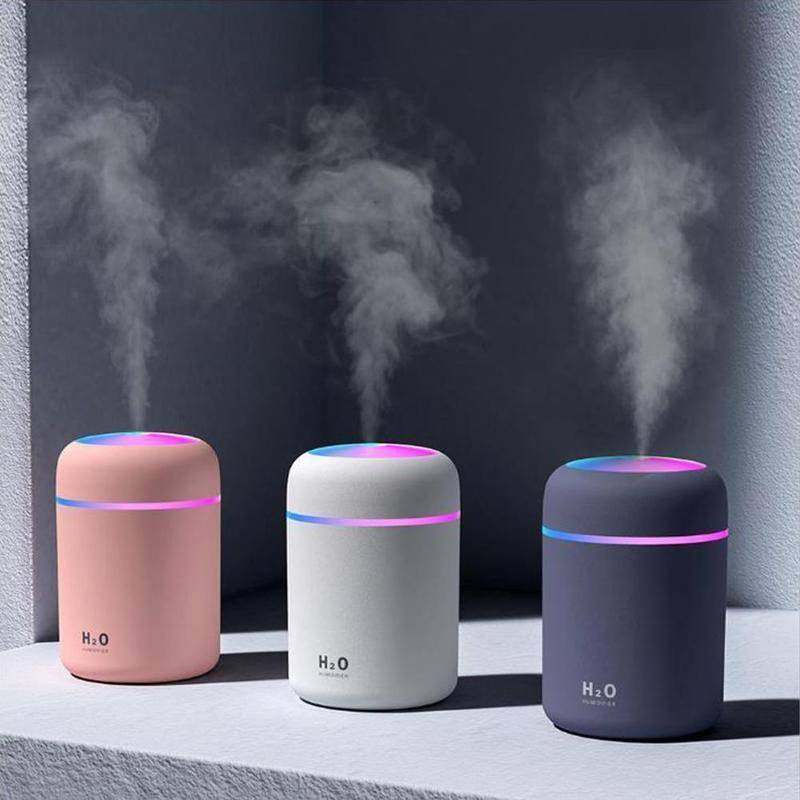 Wholesale Mini Car Portable Humidifier Diffuser Aroma H2o 300ml Usb Ultrasonic Air Humidifier