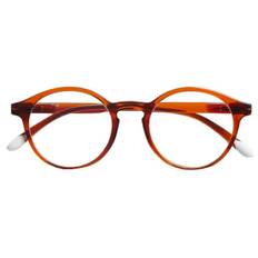 Barner Le Marais Glossy Blue Light Reading Glasses - Intense Rust Orange - Strength +2.50 - Dispatched between 7 - 10 business days