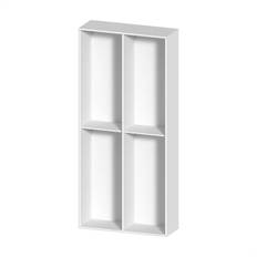 Mistral modul 122 - Top og bund til 2 sektioner - Vangereol - Hvidpigmenteret eg
