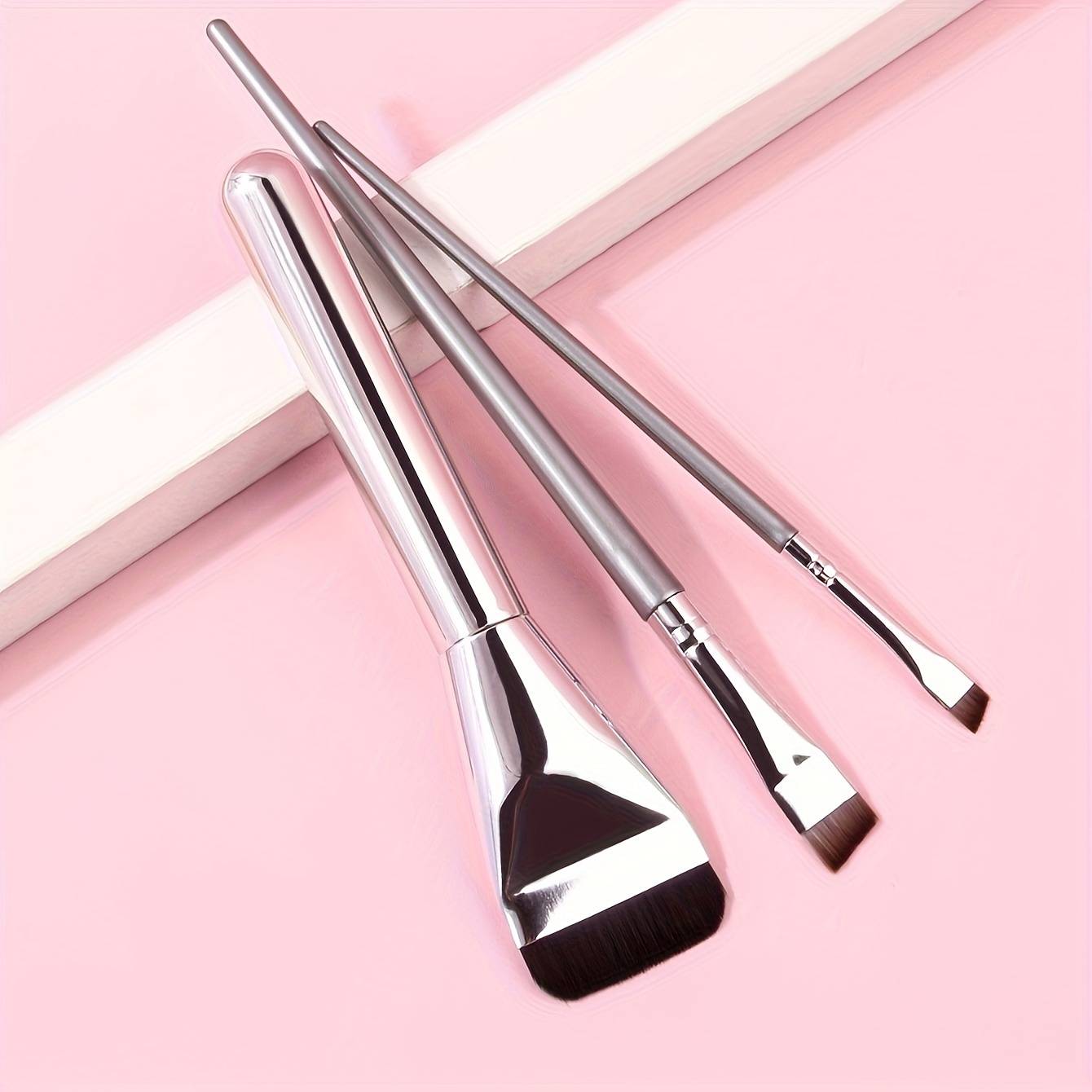 TEMU Flat Top Foundation Brush Makeup Tool