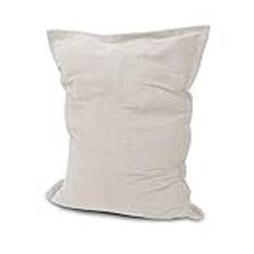 Chilly Piley Sittsäck L Xl Xxl Manchester Golvkudde Sittsäck Frigolitfyllning Jätte Sittsäck Manchestermaterial Sittdyna Trädgårdsdyna För Liggande Och Sittande Manchester 100x155 Krämfärgad
