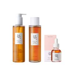 Beauty of Joseon Ginseng Cleansing Oil, Essence Water & Revive Serum Ginseng + Snail Mucin 210 ml + 150 ml + 30 ml