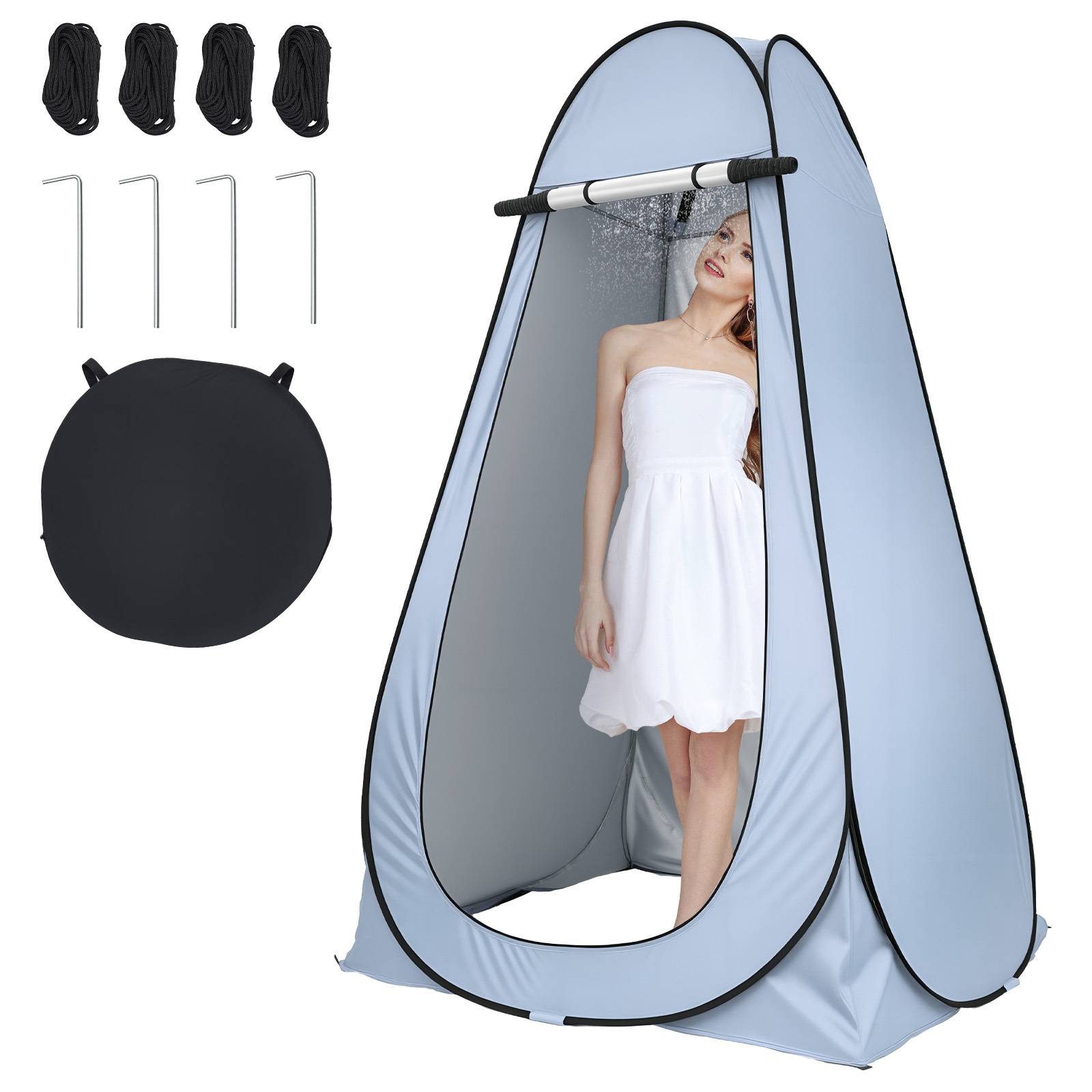 Outdoor Changing Tent, Toilet Tent, Camping Shower Tent, Private Bathroom Tent, Storage Tent, Portable