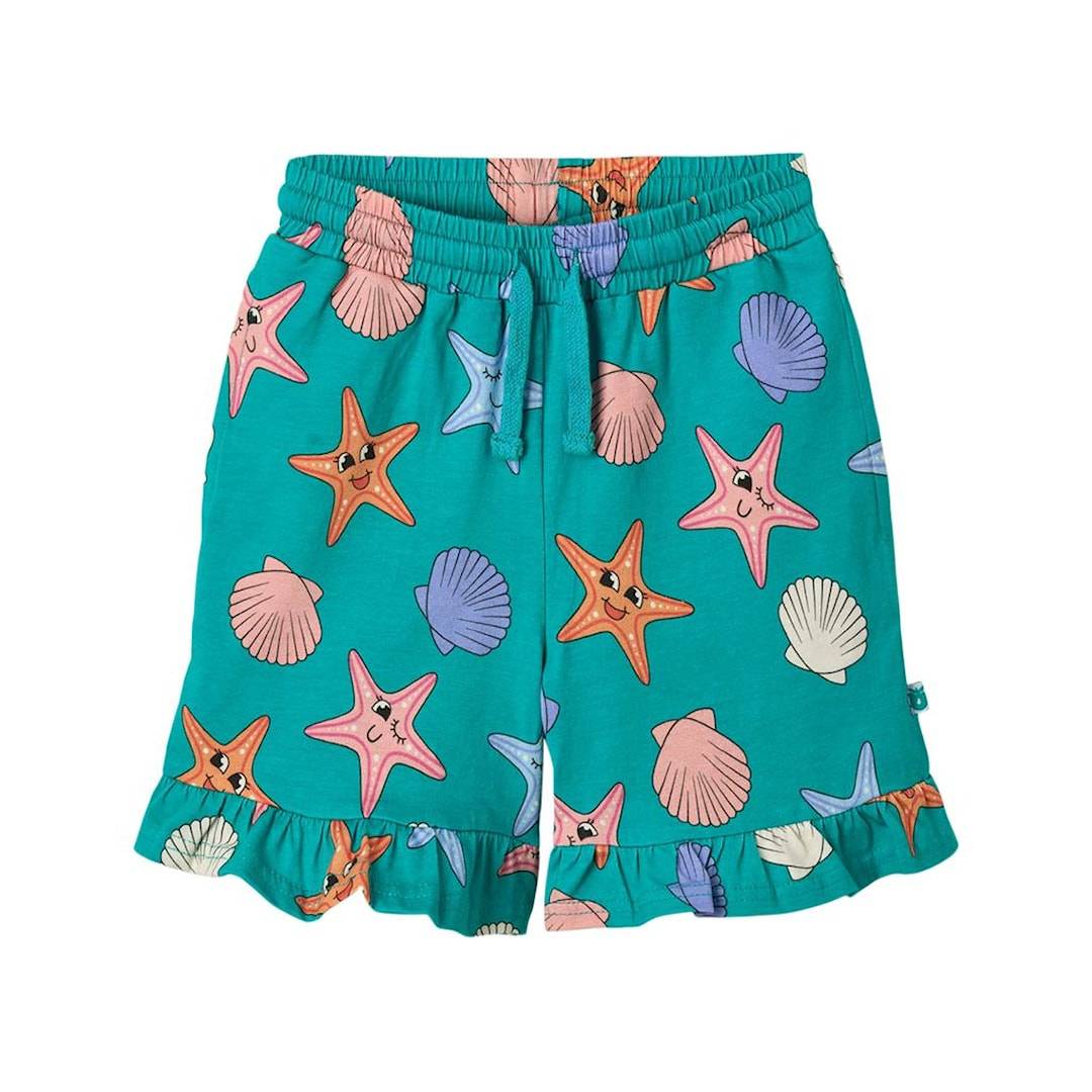 Småfolk Starfish Shorts Teal 2-3 Y Grön 2-3 år Pojkar, Flickor