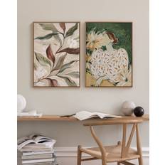 Rustic Garden Canvas Duo (30x40 cm - Svart ram)
