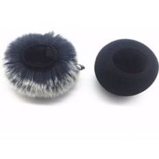 Furry vindruta muffkåpa skumfilter mikrofon vindtätt lock för zoom h1 - C