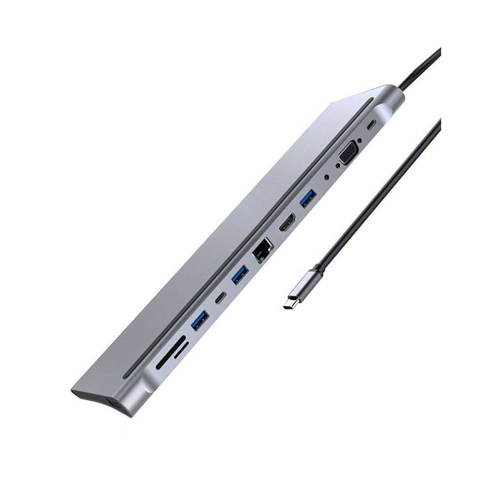 12 USB C Hub to 4K -Compatible PD Fast Charge USB 3.0 2.0 HUB Type C Charging Docking.