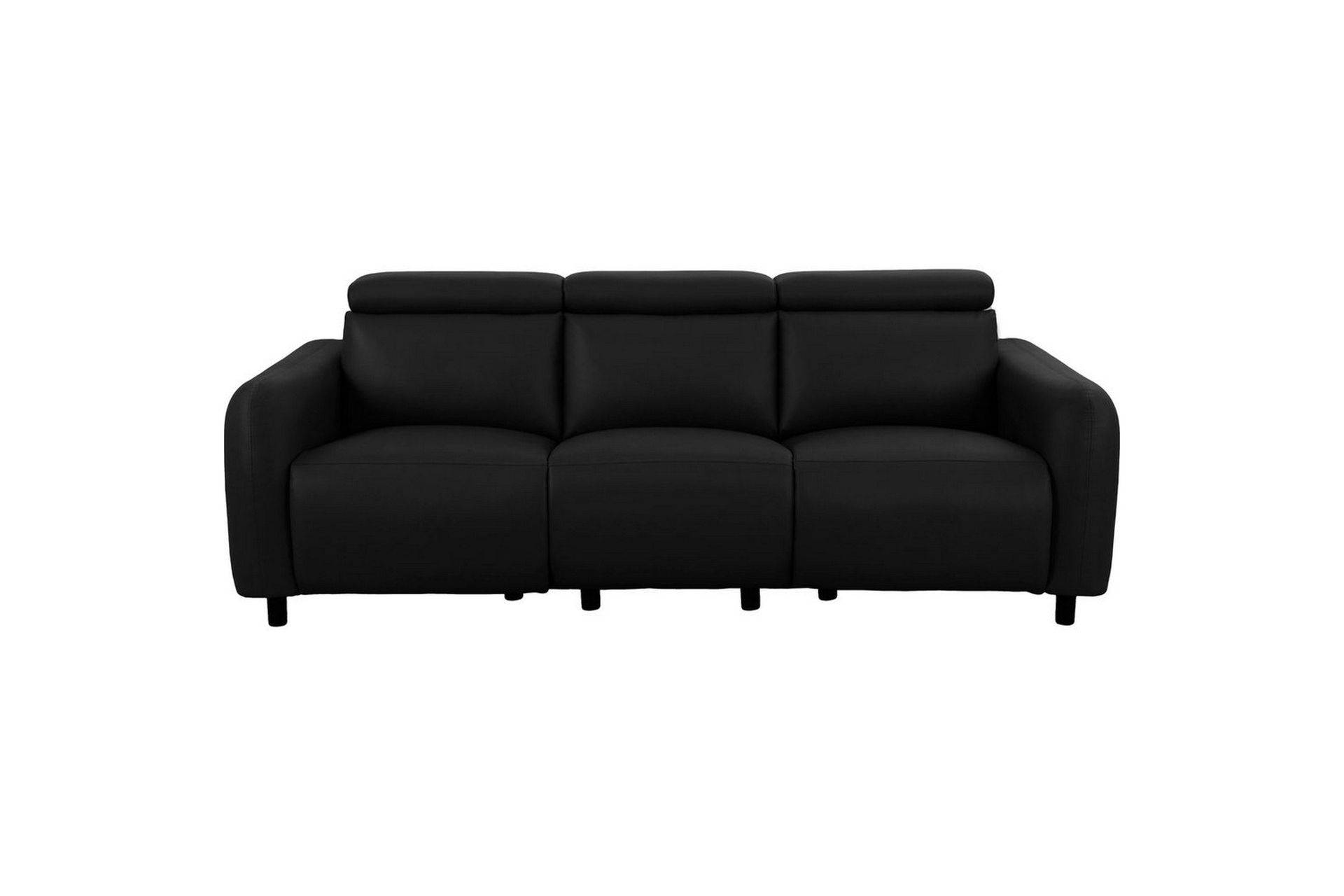 Loft24 Skaane Reclinersoffa 3-sits - Svart Biosoffa & reclinersoffa PU