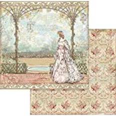 STAMPERIA INTERNATIONAL, KFT SBB798 Dubbelsikt, smörjpapperssuping Beauty Prinsess, flerfärgad, 30,5 x 30,5 cm, 10 stycken