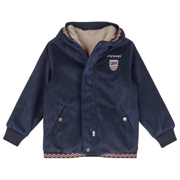 Finkid Kid's Juuri Cord Fritidsjacka Barn Storlek 110/120 Färg blå