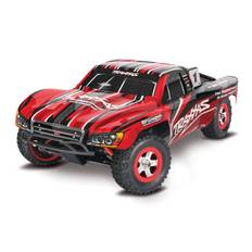 Traxxas Slash 1/16 4x4 Fjernstyret bil m. oplader/batteri (vælg farve) - Rød