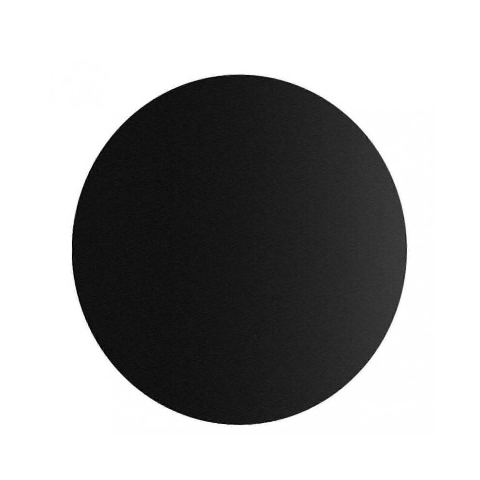(38 inches, Black) Fireproof BBQ Mat, Round Waterproof Reversible Grill Protector for Backyard Grills