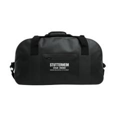 Stutterheim, Taske, Herre, Sort, ONE SIZE, Uld, Vandtæt Duffel Taske med Frontlomme