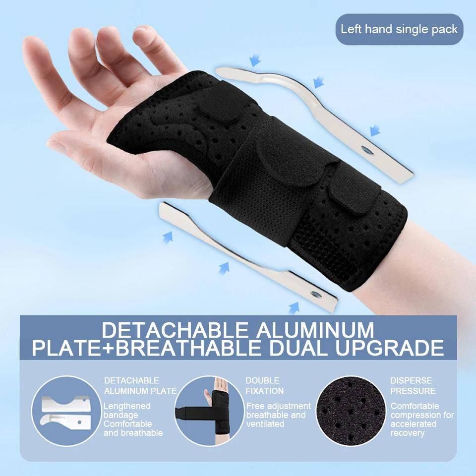 Breathable Wrist Support Brace for Carpal Tunnel Arthritis Hand Sprain Tendinitis Relief Professional Splint Protector M