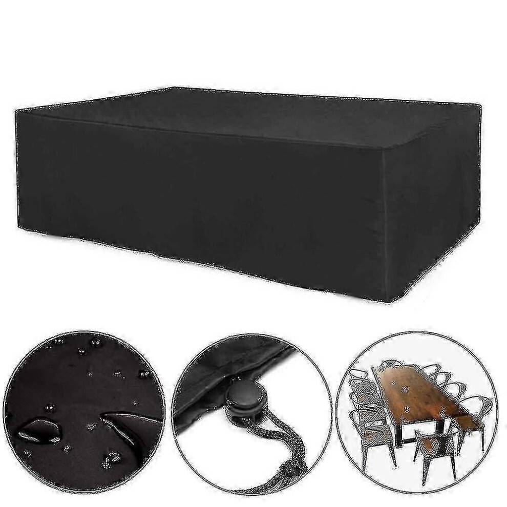 (325*208*58cm) 75 Sizes Waterproof Outdoor Patio Garden Furniture Covers Rain Snow Chair Covers for Outdoor Furniture Protection