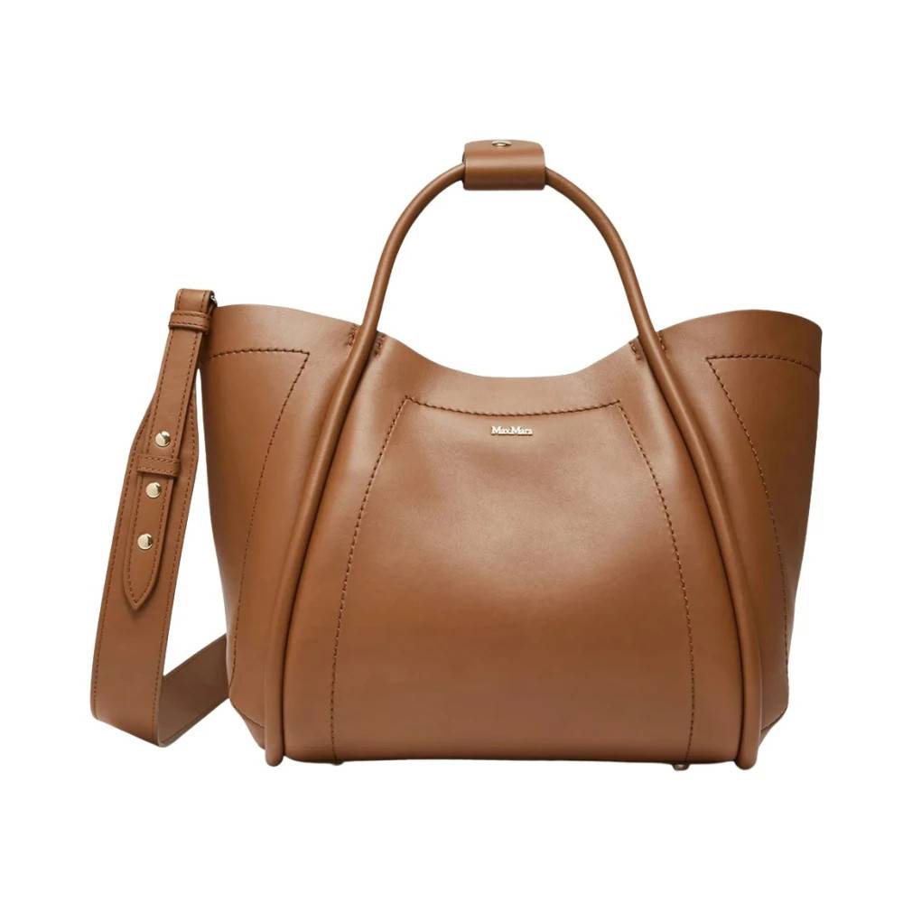 Max Mara Marine Lille Taske - Tasker - Dame - Brun - ONE SIZE - Uld