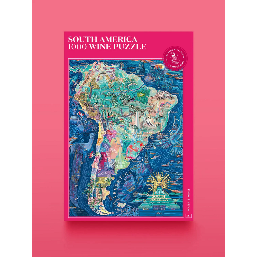 Wine Puzzle South America 1000 bitar