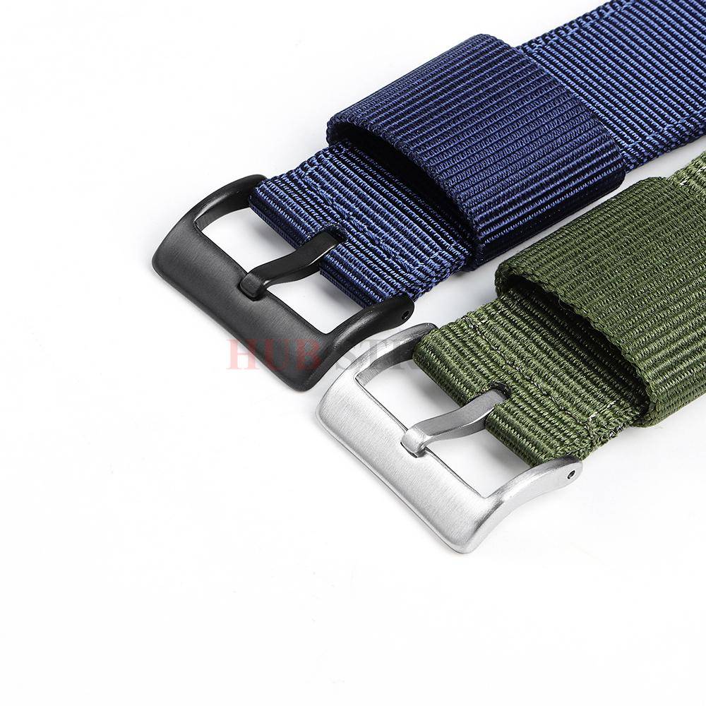 Nylonklockarmband 16mm 18mm för Casio GM110 Rem SGW400 GM2100 AQ-S810 GA900 AE1200/1300 Snabbkoppling Herrsportklockarmband black