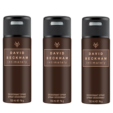 David Beckham - 3x Intimately Deodorant Spray 150 ml - Klar til levering - Prismatch