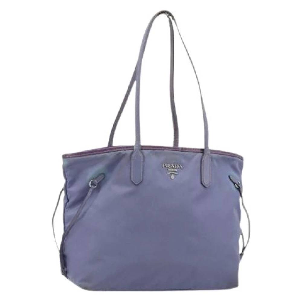 Prada Vintage Pre-owned Laeder prada-tasker - Vintage - Dame - Lilla - ONE SIZE -