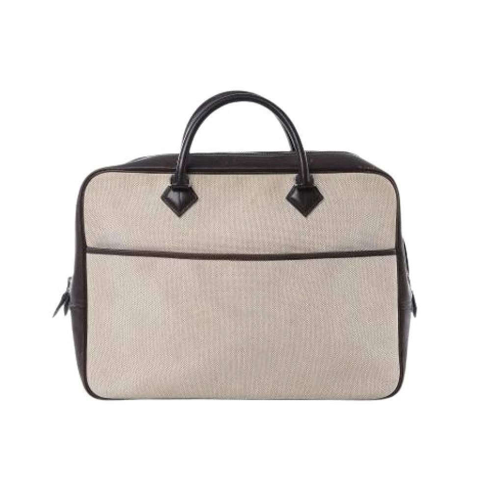 Hermès Vintage Pre-owned Laeder hndtasker - Vintage - Dame - Beige - ONE SIZE -