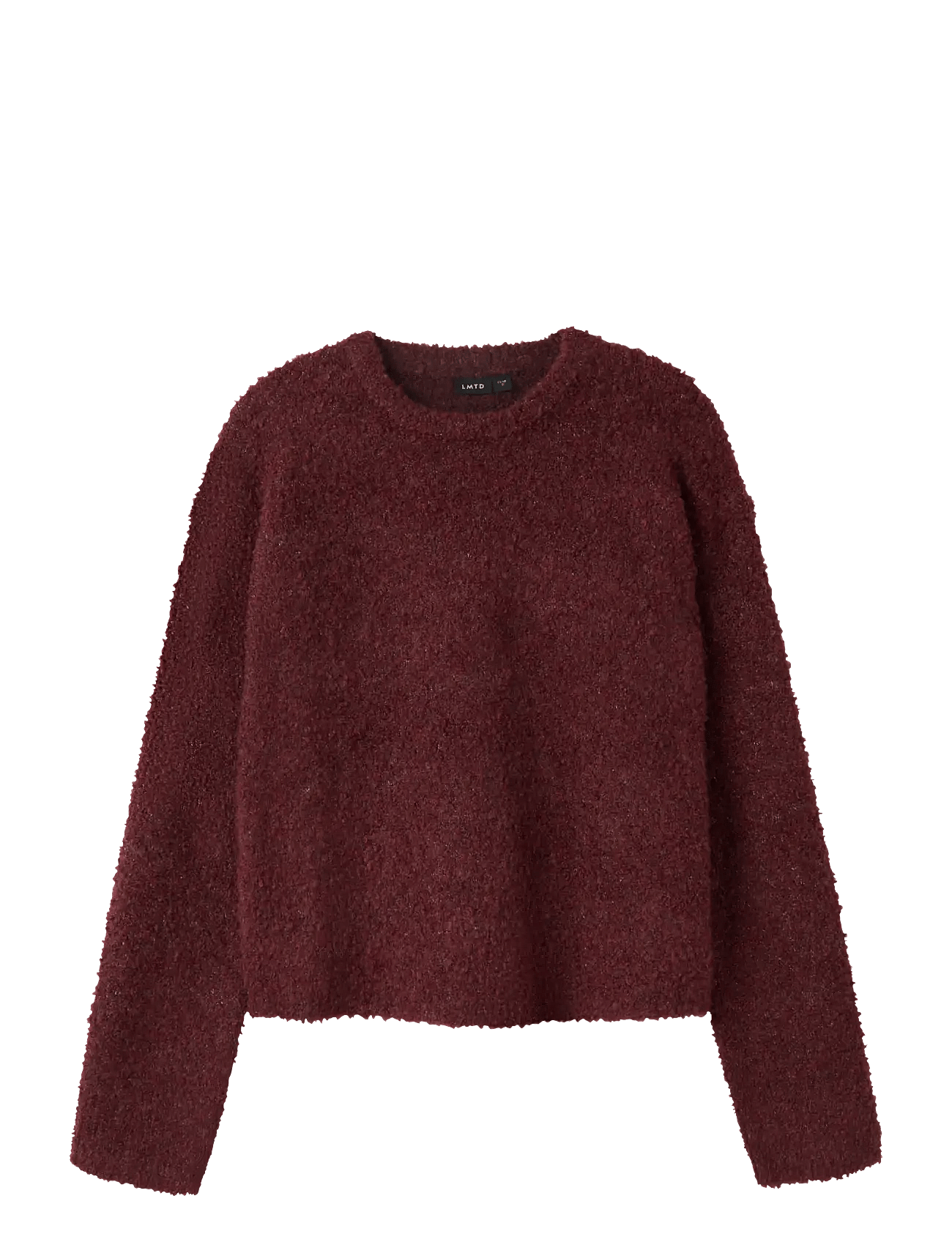 LMTD Nlfroucle Ls Short Knit - Burgundy - 170-176