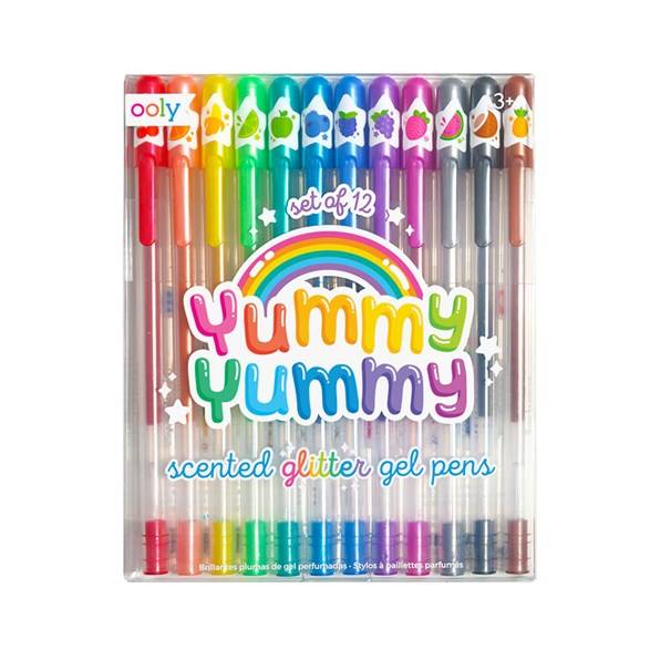 Yummy Yummy scented gel pens, 12 st