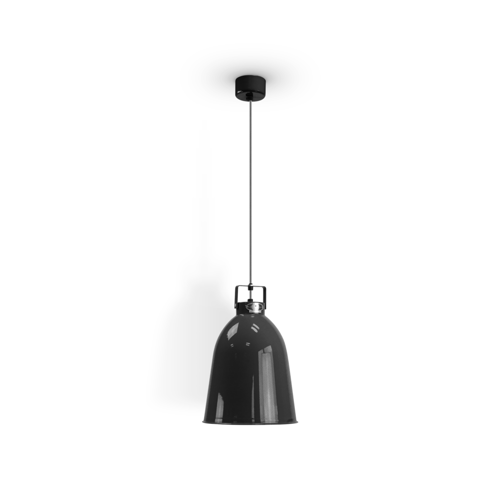 Clement C240 pendel fra Jieldé - Black hammered / Blank