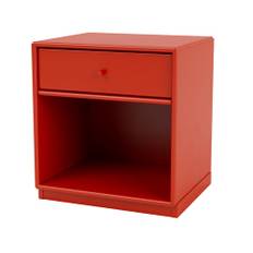 Montana Dream sängbord rosehip 145, sockel 3cm - Röd